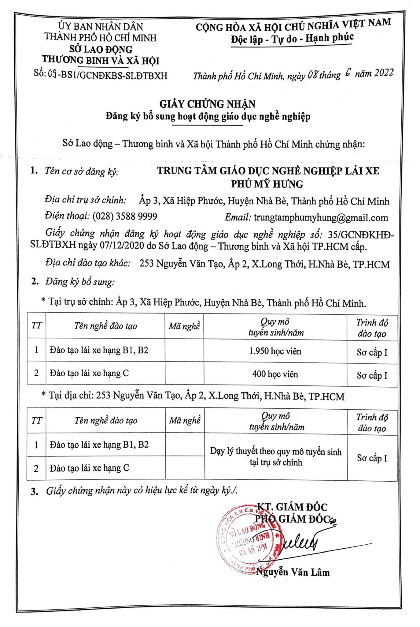 Trung Tâm GDNN Lái Xe Phú Mỹ Hưng | Uy Tín - Chất Lượng